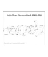 2015-2016 Hobie Mirage Adventure Island Kayak Boat EVA Foam Teak Deck Fl... - $272.35 CAD