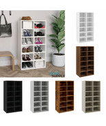 Modern Wooden Large Open Hallway Shoe Storage Rack Unit Cabinet Organise... - £67.21 GBP+