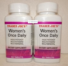 Trader Joe&#39;s2 Trader Joes Womens Once Daily High Potency Multivitamin/Multimin - £56.74 GBP