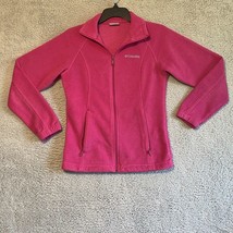 Columbia Sportswear Pink Women&#39;s Sweater Long Sleeve Mock Neck Fleece Small - £13.33 GBP