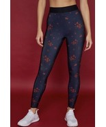 NWT Ultracor Ultra Floral Leggings Navy Red Bandier exclusive XS - $95.73 CAD