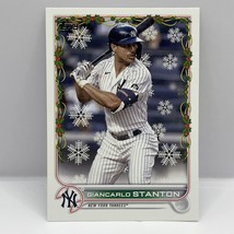 2022 Topps Holiday Baseball Giancarlo Stanton Base HW102 New York Yankees - £1.57 GBP