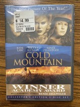 Cold Mountain (DVD, 2004, 2-Disc Set, Special Edition) Factory Sealed New - £7.58 GBP