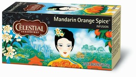 Celestial Seasonings Tea Herb Mandarin Orange Spice Bag, 20 ct - £8.15 GBP