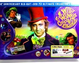 Willy Wonka &amp; Chocolate Factory (3-Disc Blu-ray/DVD, Limited Ed.) Brand ... - $74.47