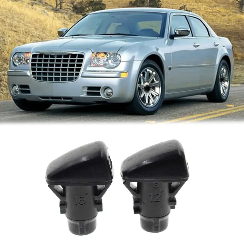 2Pcs Car Windshield Washer Nozzle for Chrysler 300 Dodge 5182327AA - £11.65 GBP