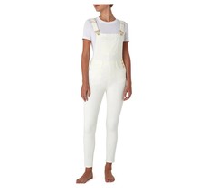 We Wore What Womens XS White High Rise Skinny Leg Overall Pants NWT BF65 - £61.64 GBP
