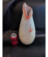 Vaso Farfalla Franz Jen Woo Scolpito Porcellana Verde FZ00042 15 In - €91,91 EUR