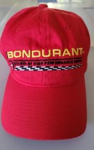 Bob Bondurant Racing Hat Cap Vintage - Red - £30.30 GBP