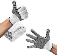 20 DOZEN 240 PAIR STRING KNIT GLOVES WITH PVC DOTS ON SINGLE SIDES WORK XL - £180.66 GBP