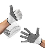 20 DOZEN 240 PAIR STRING KNIT GLOVES WITH PVC DOTS ON SINGLE SIDES WORK XL - £181.25 GBP