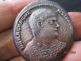 Argento Medaglione Di Magnentius IN Argento, Unico, Peso Di 8 Denario - £356.10 GBP