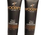 Woody&#39;s by Woody&#39;s Beard 2-In-1 Conditioner 4 oz x 2 Tubes Sealed - $19.79