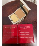 2 Clarins Everlasting Compact Long Wearing Foundation + #116.5 Coffee NI... - $367.38 MXN