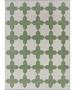 Multi Size Contemporary Oushak Rug Green Accent 5x8, 6x9, 8x10, 9x12, 10x14 - $308.55+