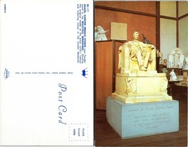 MA Tanglewood Lincoln Statue Daniel Chester French Studio Vintage Postcard - £7.42 GBP