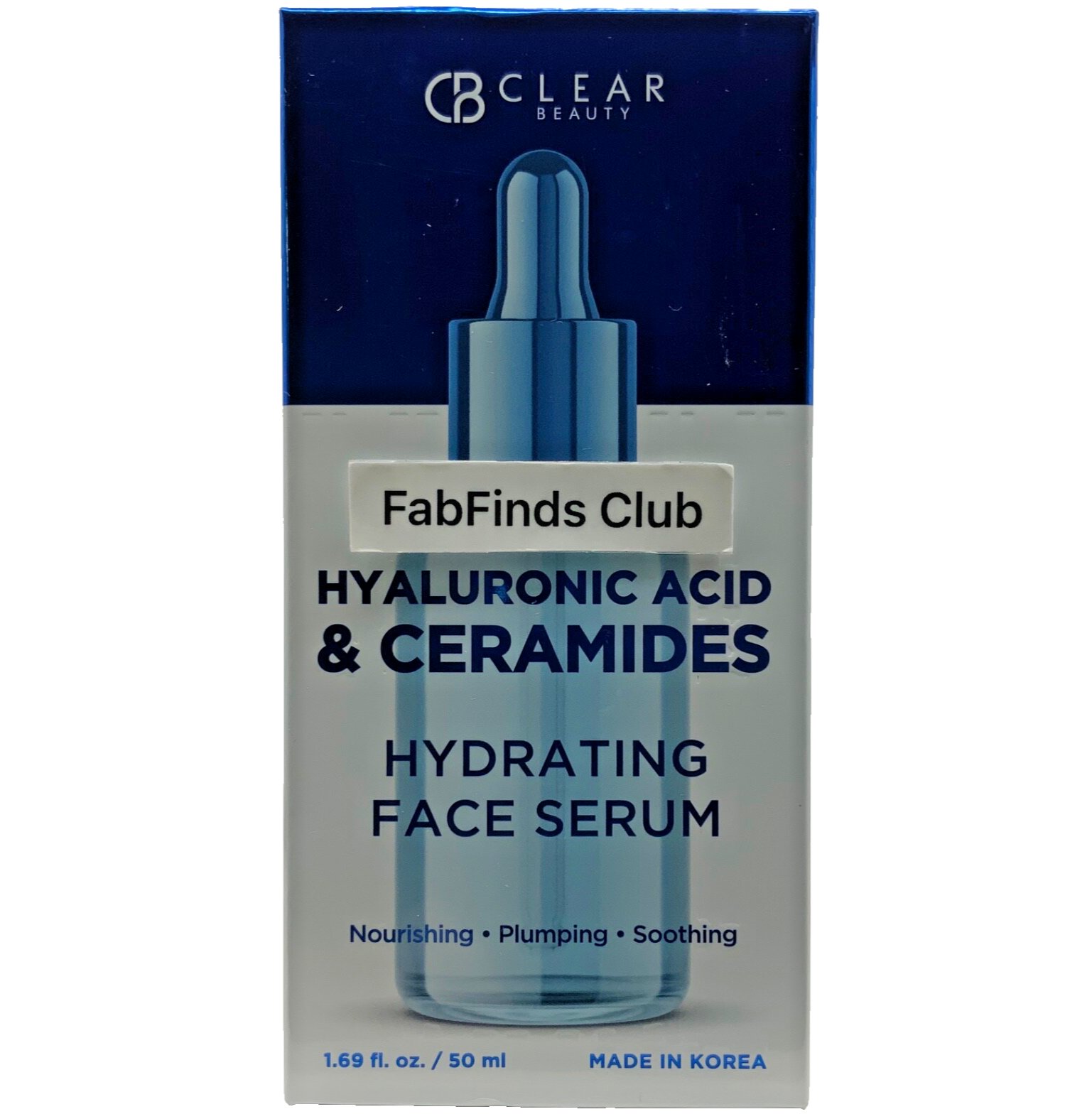 Korean Clear Beauty Hyaluronic Acid &amp; Ceramides Hydrating Face Serum - $17.77