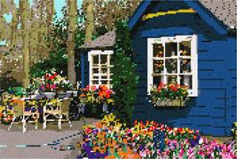 Pepita Needlepoint Canvas: Flower Shop, 14&quot; x 9&quot; - £68.65 GBP+