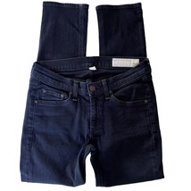 Rag &amp; Bone Women&#39;s Coal Skinny Jeans Size 26 Button Fly Cotton Denim Des... - $49.49