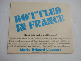 1964 Ad Marie Brizard Liqueurs Bottled In France - $7.99