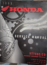 1998 Honda VT750C/CD Shadow 750 American Classic Edition Service Shop Manual - £26.72 GBP