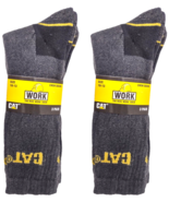 2PACK x 3PAIR=6PAIRS CATERPILLAR CAT REAL WORK QUARTER SOCKS TRUCKER HIK... - $40.45 CAD