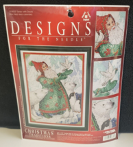 Designs for the Needle SANTA WITH DOVES Vtg Counted Cross Stitch Kit 319837 New! - £20.85 GBP