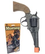 Mustang Metal Western Revolver 8 Shot Ring Cap Gun - $19.79