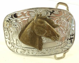 Vintage Horse Head Belt Buckle  - £9.15 GBP