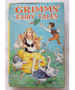 Book 1966 Grimms Fairy Tales Hardcover HC Dust Jacket DJ Made In Great B... - £10.16 GBP