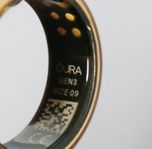 Oura Ring Gen 3 Horizon Size 9 Gold JZ90-51383-09 image 4