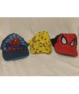 3 Lot Childs Cap Hat Spider Man Minion - $10.01