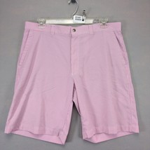 Callaway Men&#39;s 38x10 Seersucker Shorts Pink White Striped Preppy Golf Ol... - $375.62 MXN
