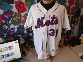 New York Mets Mike Piazza Vintage Russell Athletic Diamond Collection Jersey 52 - £178.05 GBP