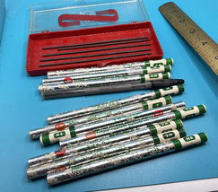 11 Vintage AW Faber-Castell Lead Refill tubes with some leads. 2H 4H 4H 6H box - £8.52 GBP