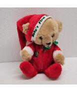 Vintage Enesco 1983 Plush Baby&#39;s First Christmas Sitting Teddy Bear Pajamas - $361.37 MXN