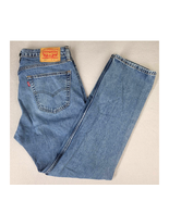 Levi&#39;s 505 Jeans Mens 505 Size 34x32 Denim Pants Regular Straight Cotton - £20.90 GBP