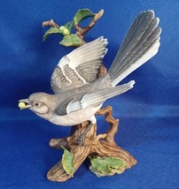 HOMCO Home Interiors Masterpiece, porcelain bird figurine, Stately Mockingbird  - £112.79 GBP