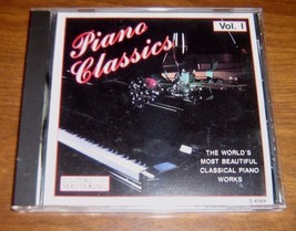 Piano Classics Vol 1~The World&#39;s Most Beautiful Classical Piano Works - $8.77