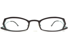 Anne et Valentin B 28 TORERO Eyeglasses Frames Brown Blue Geometric 48-23-135 - £183.80 GBP