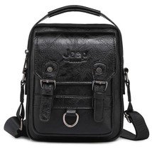 JEEP BULUO Multi-function Business Handbags Men New Man&#39;s Shoulder Bag Large Cap - £45.90 GBP