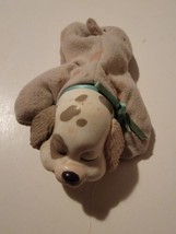 Vintage 1990s Hasbro Puppy Surprise Rare Sleeping Brown White Puppy - $29.39