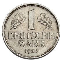 1954-J Germany Federal Republic Mark (XF Condition) KM #110 - $85.79