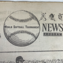 World Softball Tournament 1964 Program Magazine Rock Island Illinois - $13.67