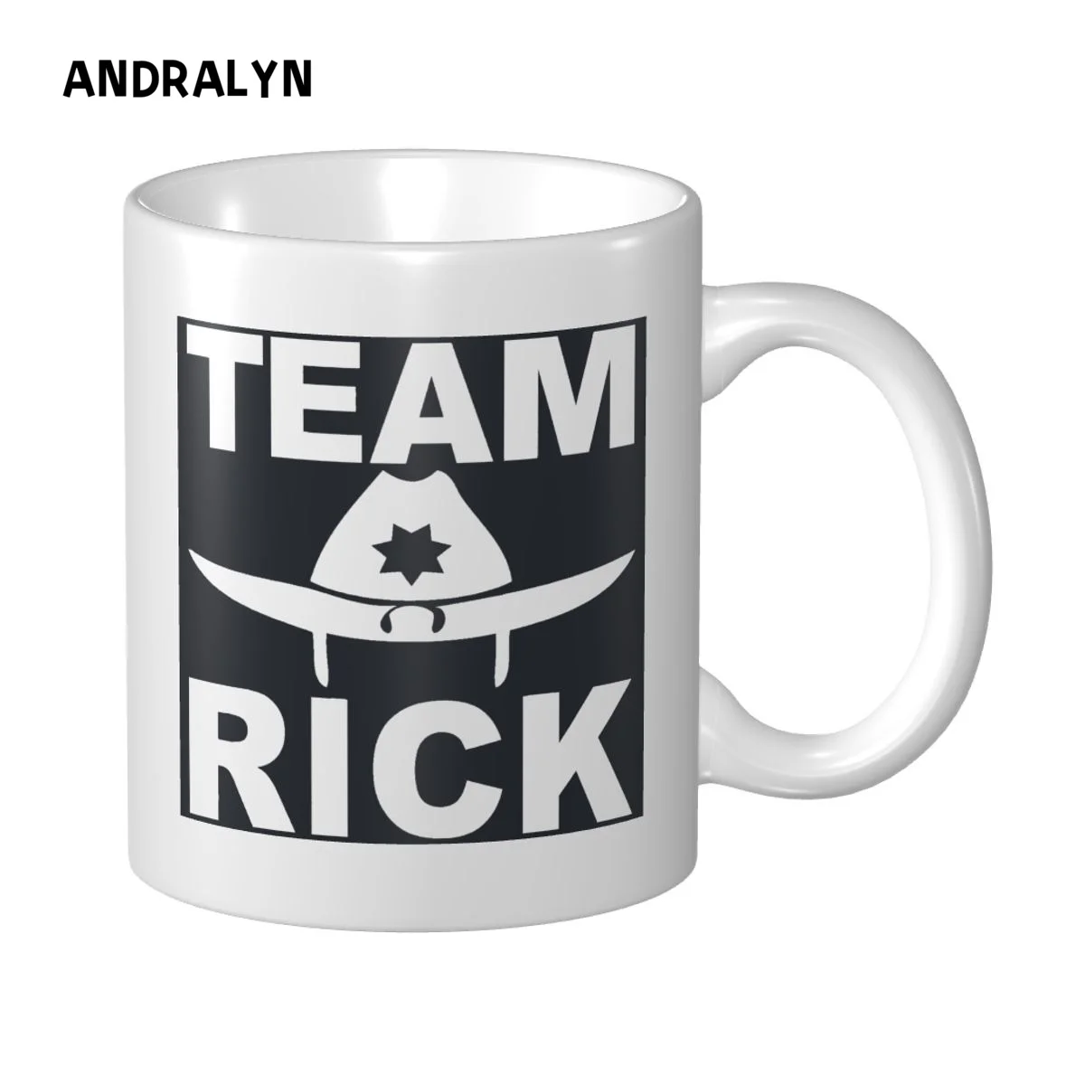 TEAM RICK Mug Coffee Mug Cute Gamer Birthday Gift Back To School Mug - £16.39 GBP