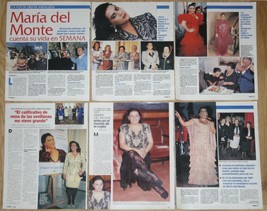 Maria Del Monte Lot Press 1990s Spain Clippings Singer Copla Isabel Pantoja - £5.21 GBP