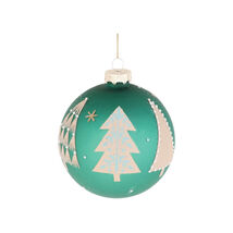 Beaded Pine Tree Ball Ornament (Set of 6) - 791053 - $79.75 CAD