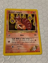 Blaine&#39;s Vulpix 66/132 Pokemon TCG Gym Challenge Basic Pokemon 1st Edition - £4.65 GBP