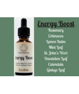 ENERGY BOOST Herbal Tincture Blend / Liquid Extract / Organic Apothecary... - £11.94 GBP