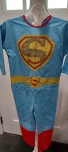 Vintage DC Comics Superman Pajamas Costume Size Small 1976 Youth Kids - £39.61 GBP